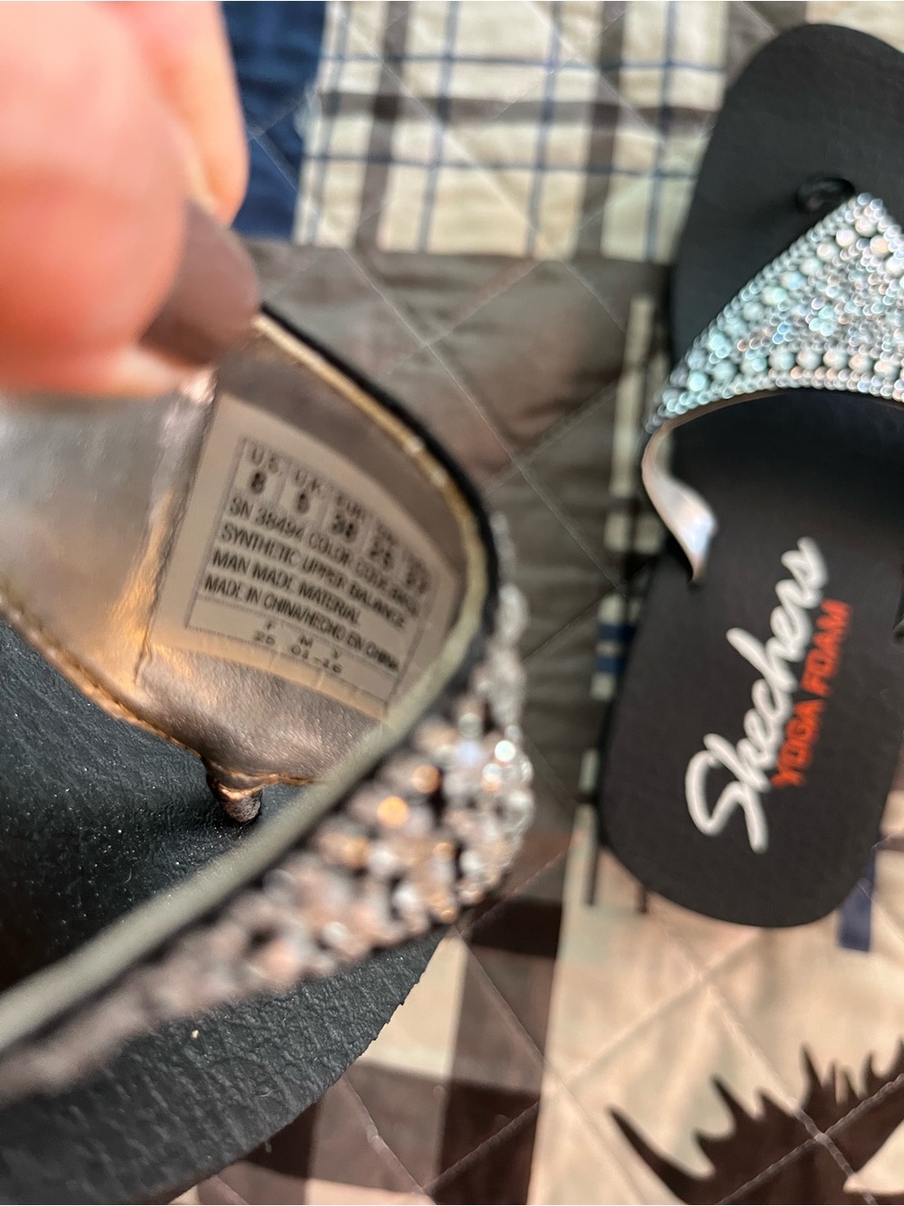 NWOT SKECHERS BLING SIZE 8 - Picture 6 of 6